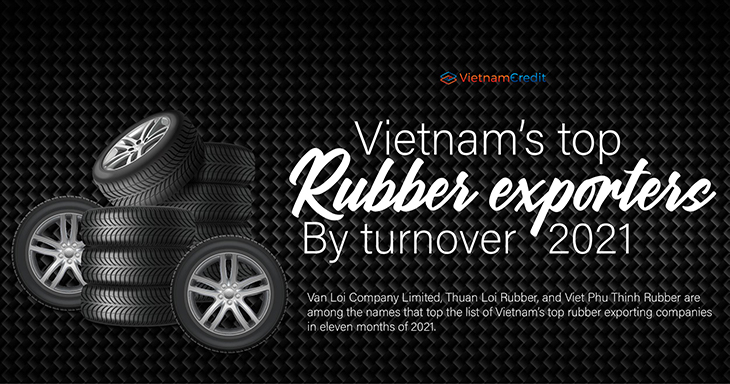 Vietnam’s top rubber exporters by turnover 2021